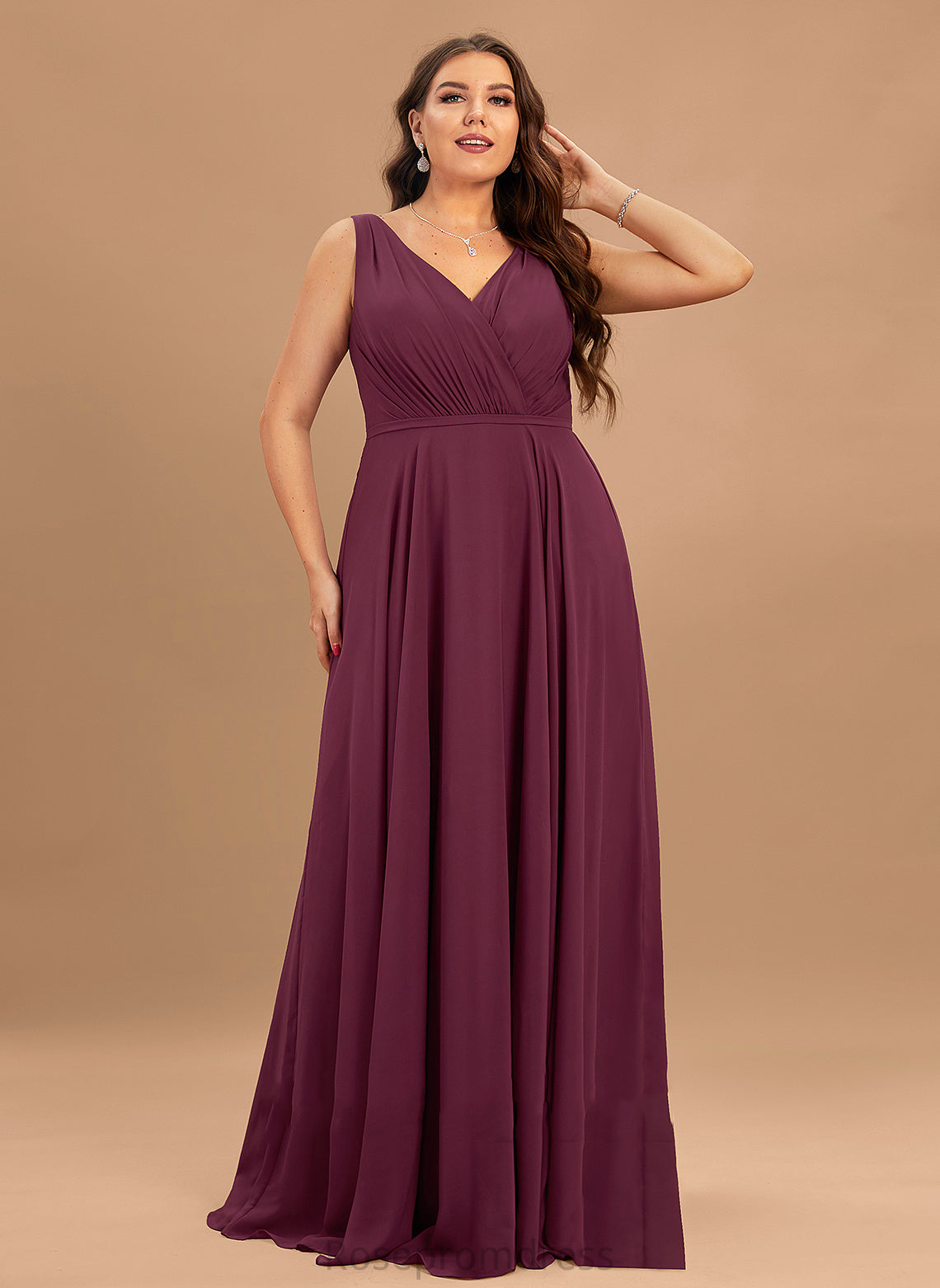 Fabric V-neck A-Line Length Floor-Length Neckline Embellishment Pleated Silhouette Dixie Off The Shoulder Floor Length Bridesmaid Dresses