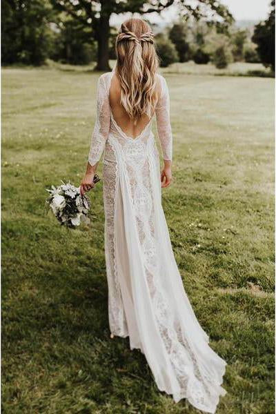 wedding dresses long sleeve