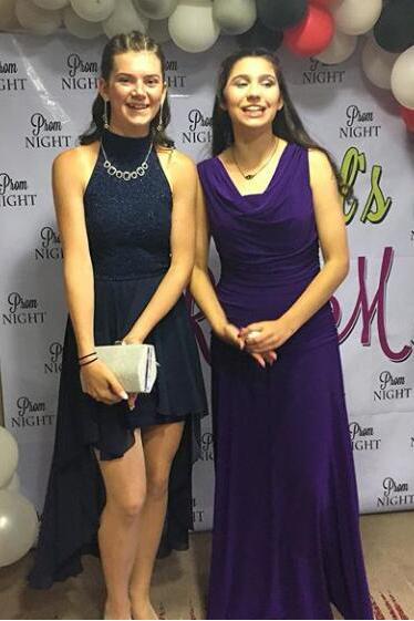 Elegant A Line Chiffon Purple Long Prom Dresses Simple Straps Bridesmaid Dresses P1064