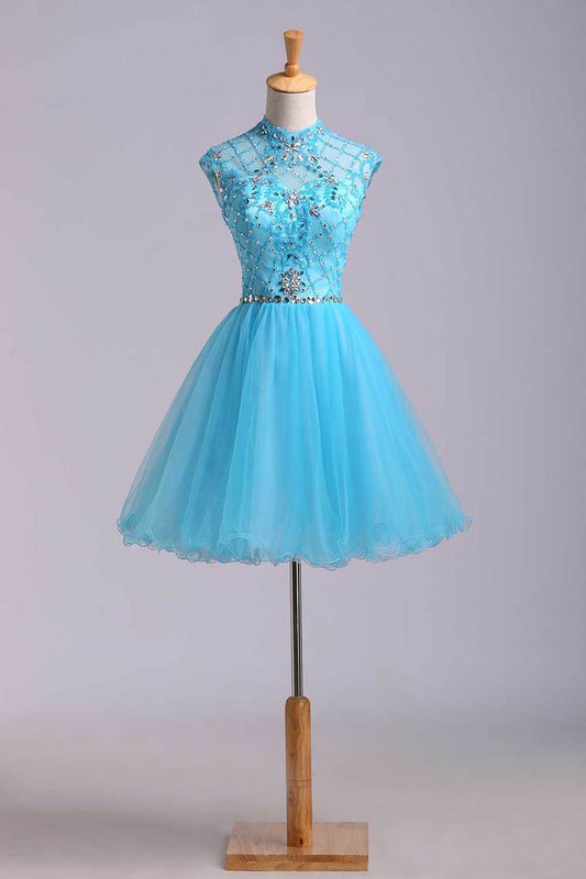 2024 Homecoming Dresses Color Blue Size 0 2 4 6 Ship Today