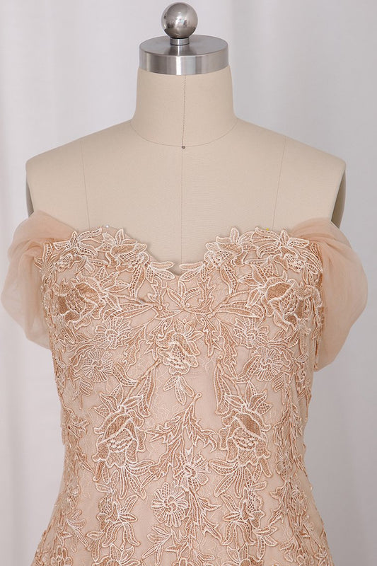 2024 Mermaid Off The Shoulder Wedding Dresses Tulle With Applique