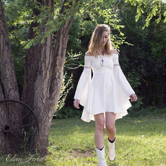 Off The Alexus Homecoming Dresses Shoulder White CD10067