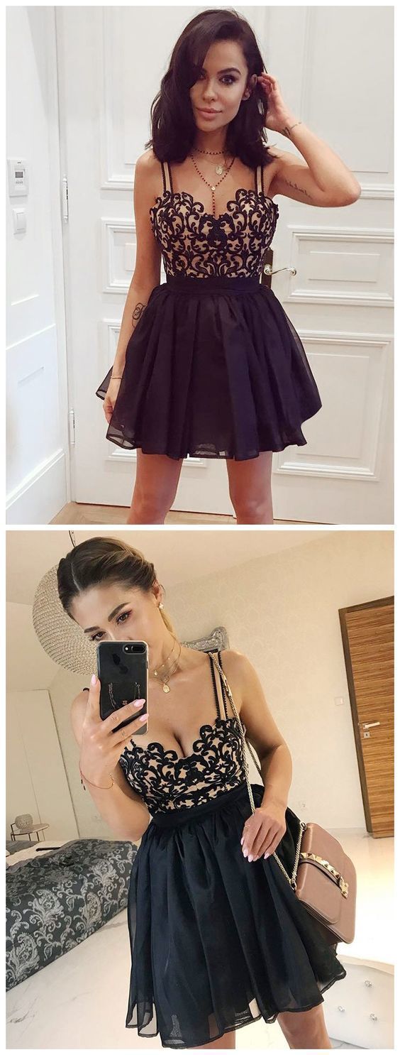 Simple Hoco Suzanne Lace Homecoming Dresses Dresses CD11234