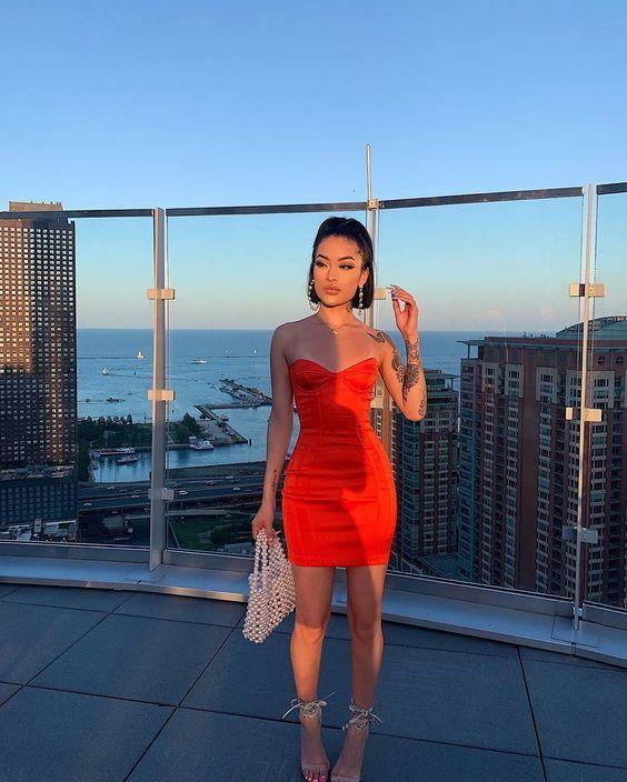 Sweetheart Short Mini Polly Homecoming Dresses Dress CD11317