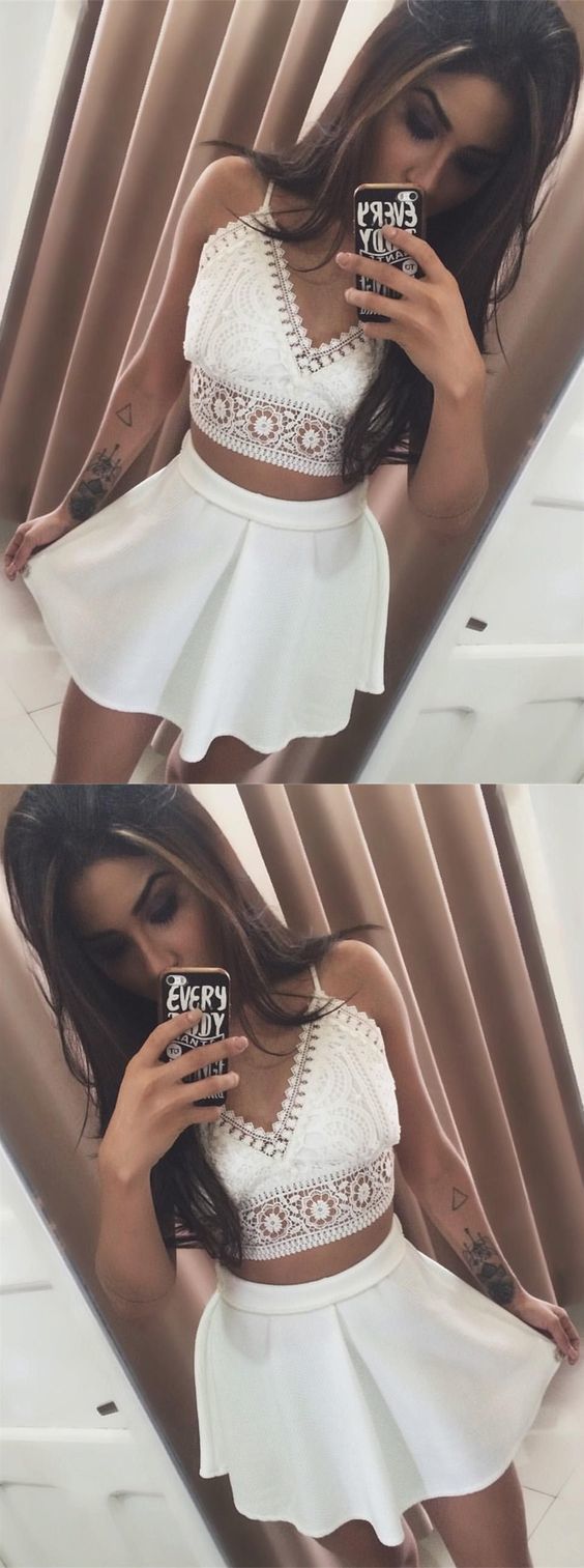 Sexy Sleeveless V Neck Homecoming Dresses Imani CD11547