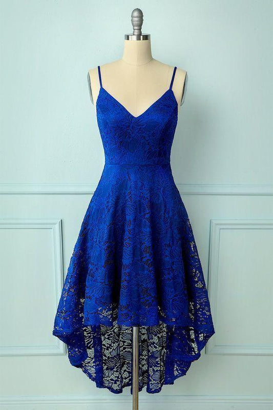 Spaghetti Straps Tina Homecoming Dresses Royal Blue CD11711