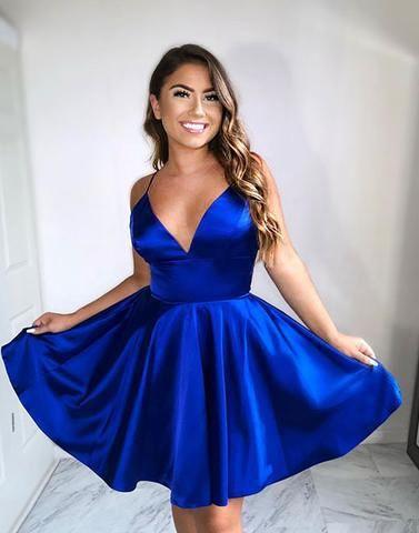 Royal Blue Martina Homecoming Dresses CD11871