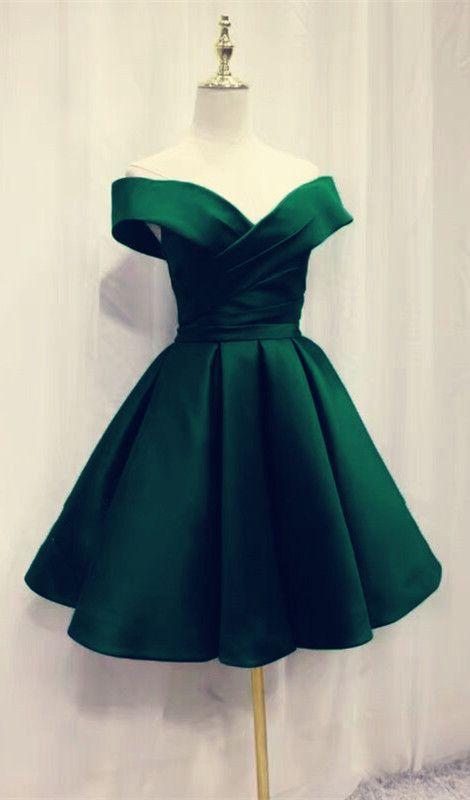 Short Camila Homecoming Dresses Emerald Green CD11910