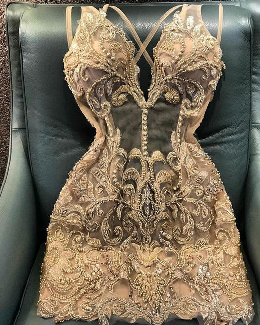 Alyvia Homecoming Dresses Charming Boycon Dress CD12926