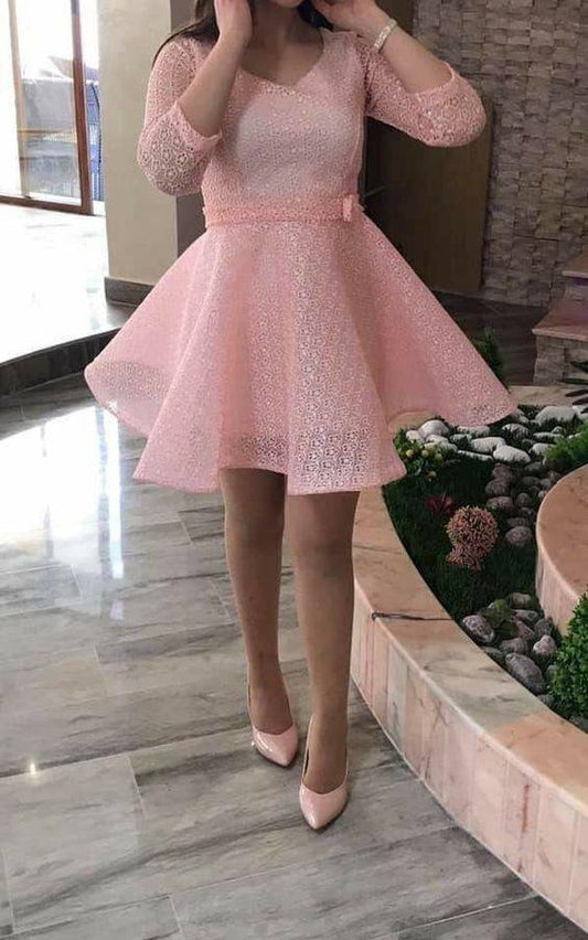 Pink Glenda Homecoming Dresses Sexy CD15598