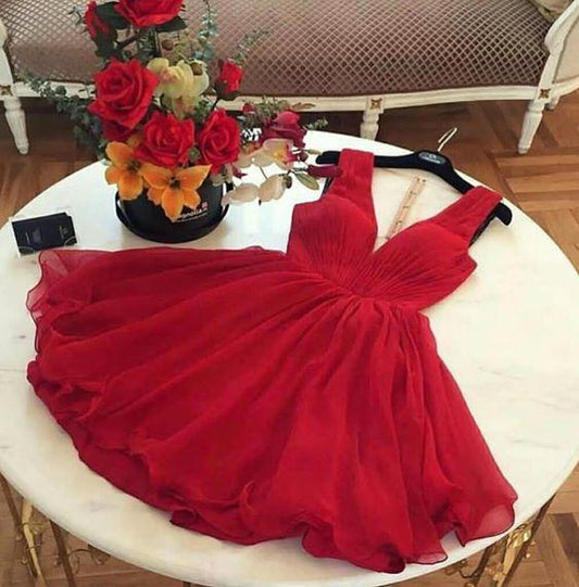 Jaelynn Homecoming Dresses A Line Chic Red CD16171