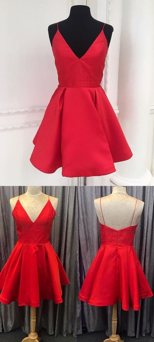 Spaghetti Heidi Homecoming Dresses Straps