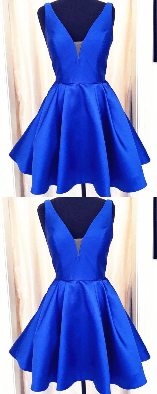 Homecoming Dresses Hilary Satin A-Line Short CD18515