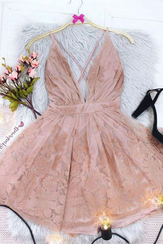 Blush Homecoming Dresses Rylee Short Dance Dress CD20358