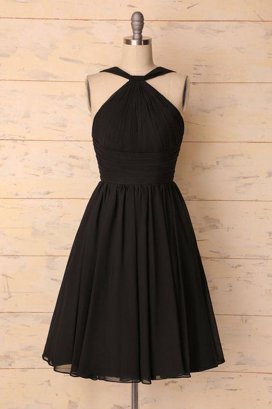 Cute Little Kassandra Homecoming Dresses Black Dress CD21770