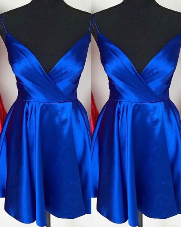 Semi Formal Dress Royal Blue Cocktail Homecoming Dresses Robin Dresses CD2212