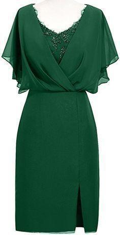 Green Short Homecoming Dresses Mckinley Chiffon CD22828