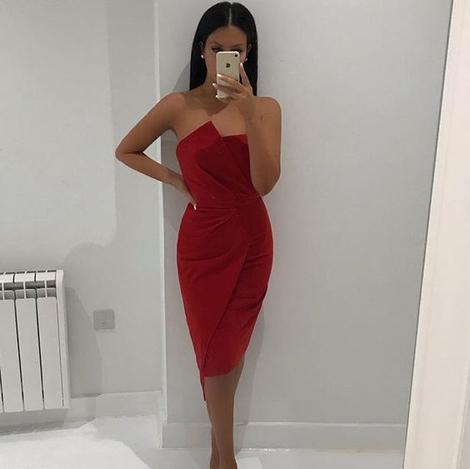 Strapless Sexy Haylee Homecoming Dresses Short CD22830