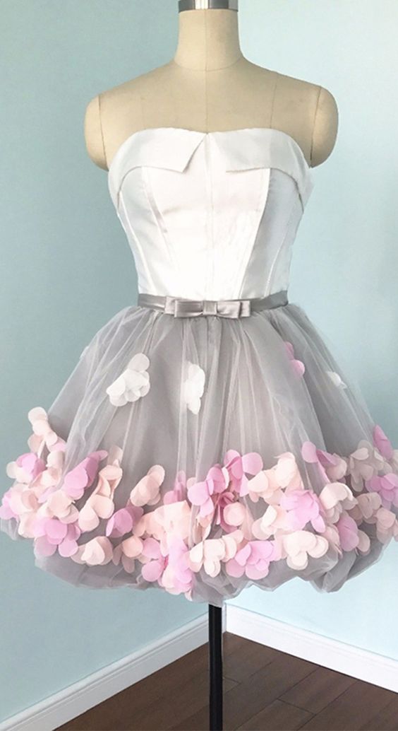 Strapless . Homecoming Dresses A Line Samantha CD2284