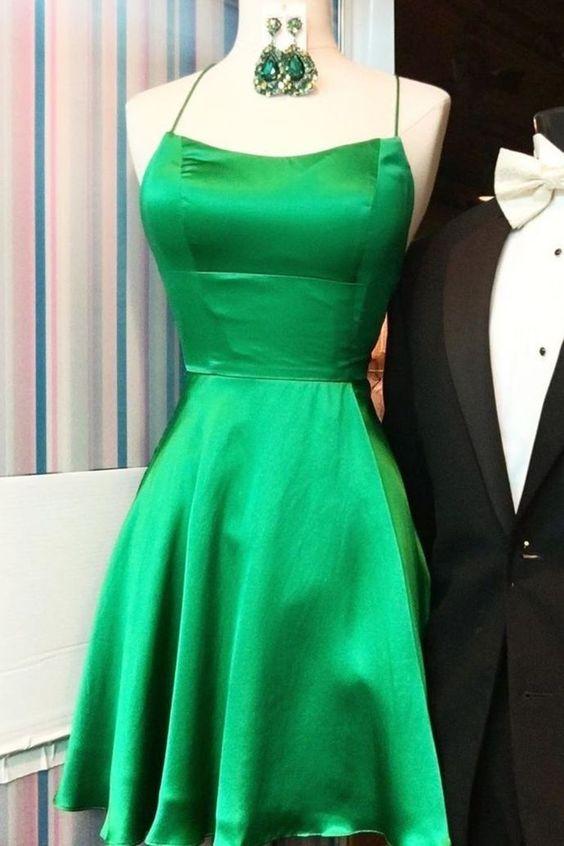 Homecoming Dresses Carley Green Short CD24272