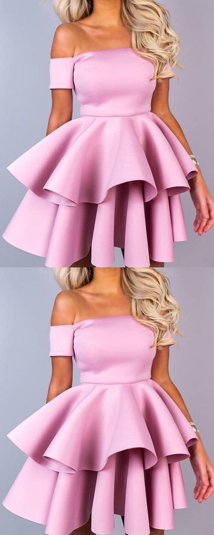 Homecoming Dresses Pink Jaylee Short CD24478