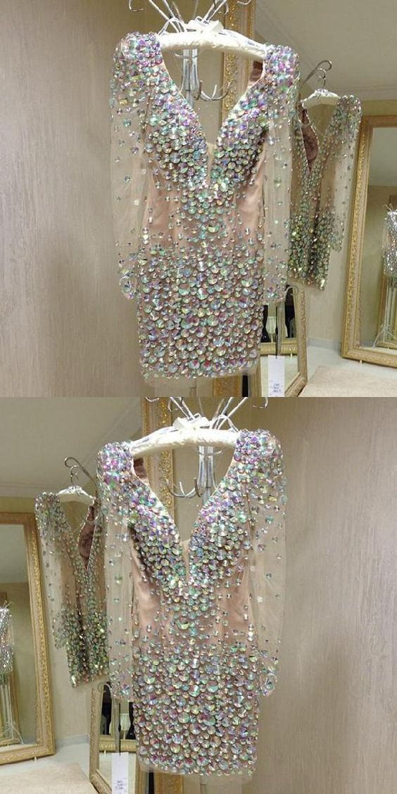 Sydney Homecoming Dresses 2024 Dress V-Neck V-Neck CD251