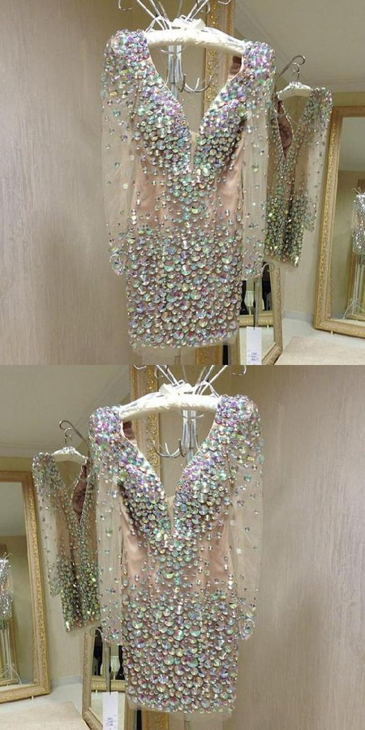 Sydney Homecoming Dresses 2024 Dress V-Neck V-Neck CD251