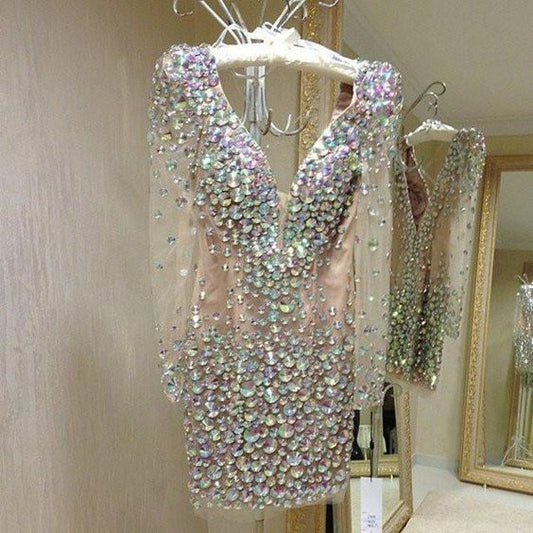 Sydney Homecoming Dresses 2024 Dress V-Neck V-Neck CD251