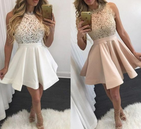 Short A-Line Party Dresses Jaylene Homecoming Dresses CD2599