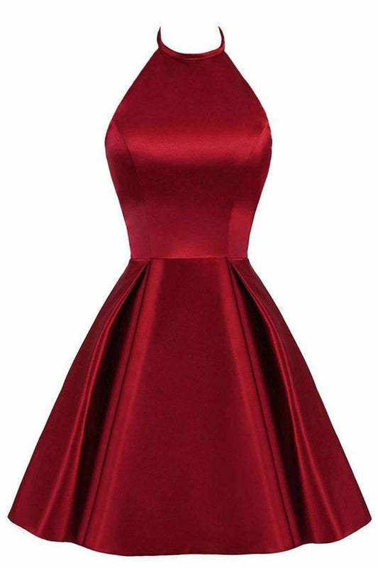 Cute Strap Red Mini Cocktail Karly Homecoming Dresses Short Party Dress CD3395