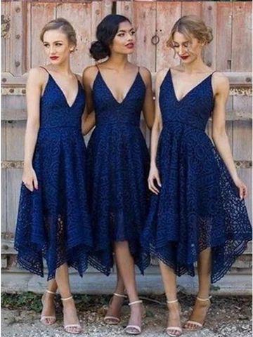 Makena Homecoming Dresses Navy Blue CD3616