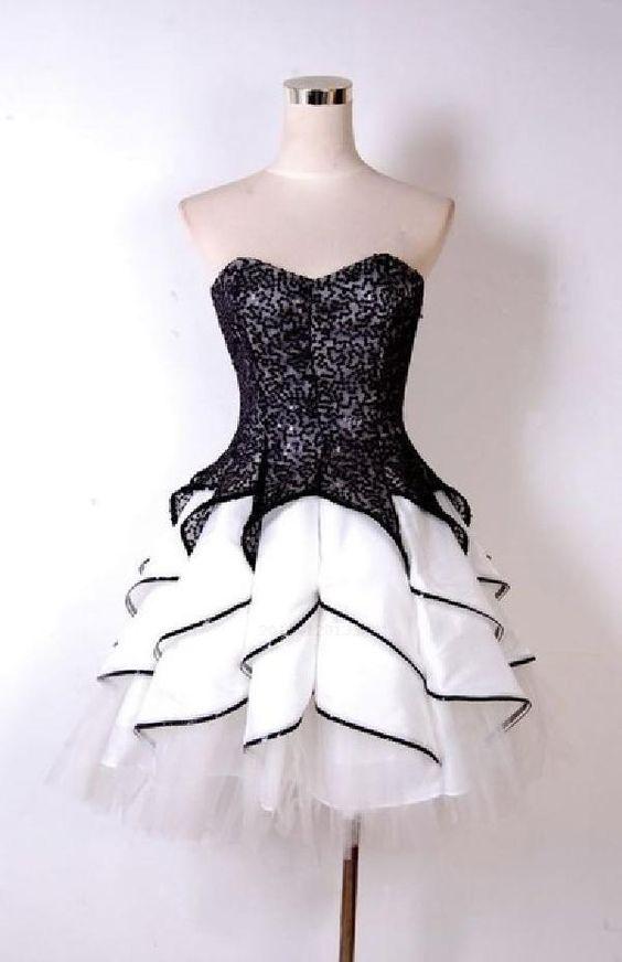 Hot Sale Absorbing Black Louise Homecoming Dresses Lace Cute CD4064