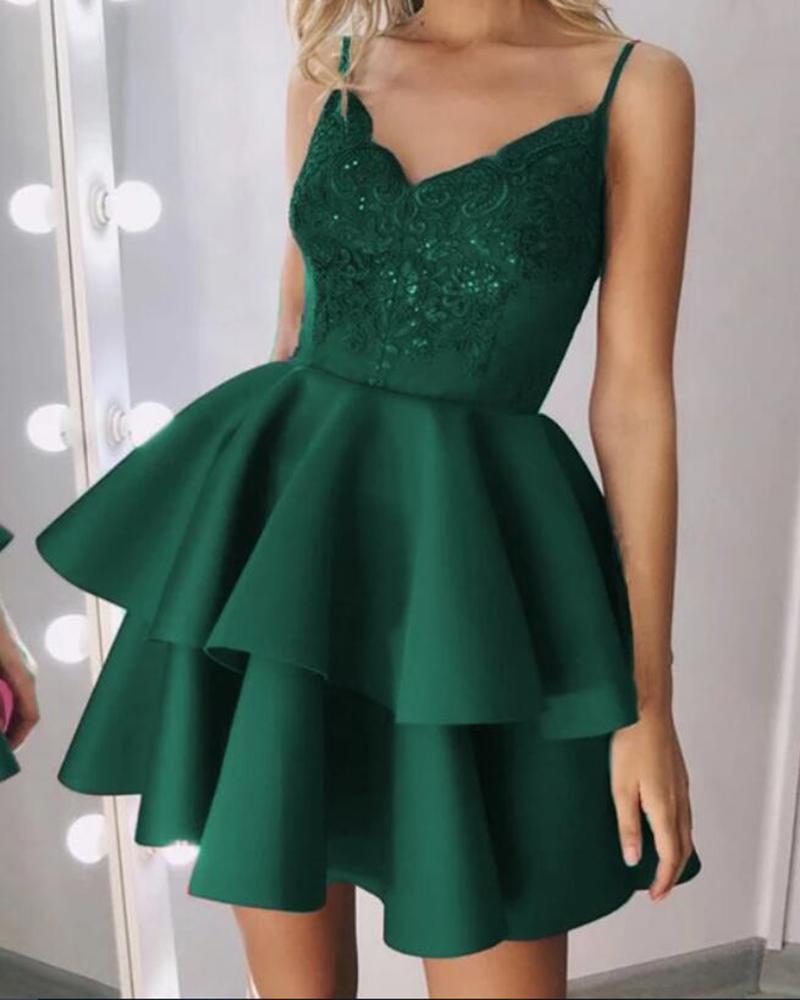 Homecoming Dresses Rayne Short 2024 With Straps CD4067