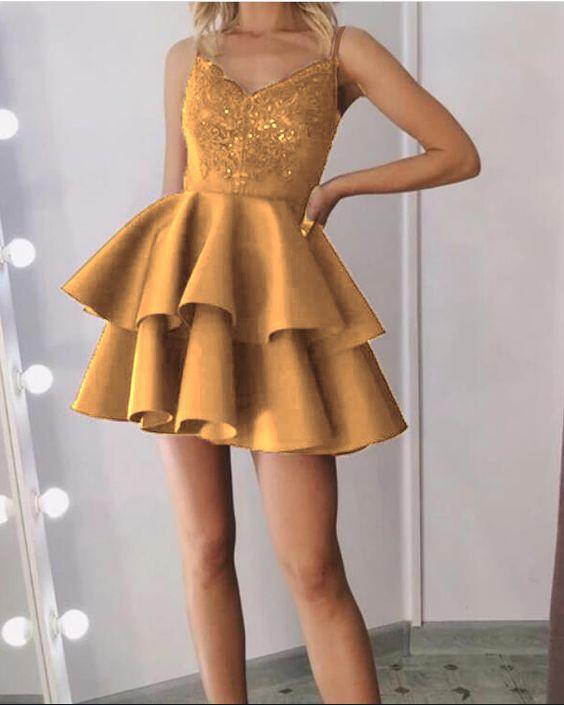 Homecoming Dresses Rayne Short 2024 With Straps CD4067