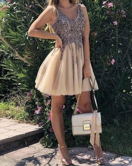 Cheap Lovely Short Lizeth Homecoming Dresses CD5044