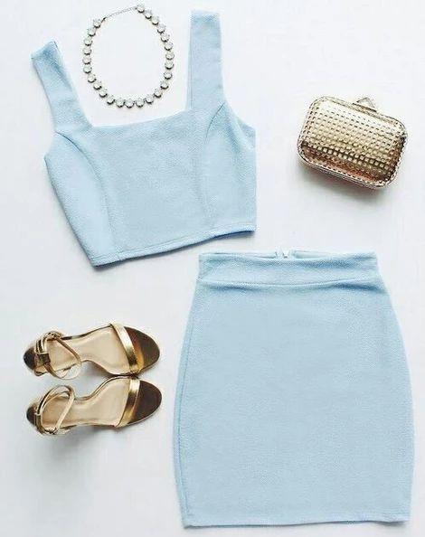 Two Homecoming Dresses Belinda Piece Blue CD5229