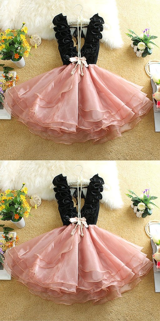 2024 Kamora Homecoming Dresses Charming Organza Short Affordable CD587