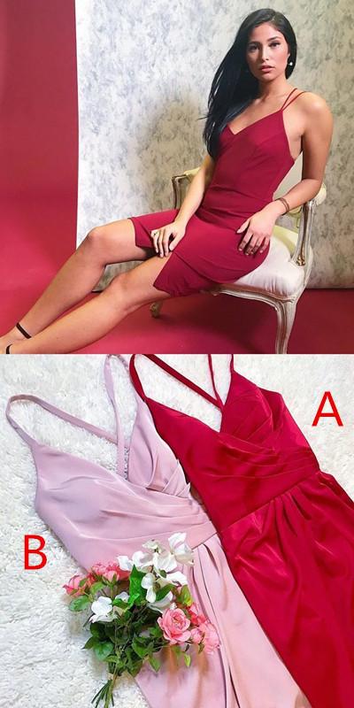 Red Raina Homecoming Dresses Pink CD813