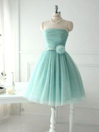 Green Abigayle Homecoming Dresses Vintage Short CD8759