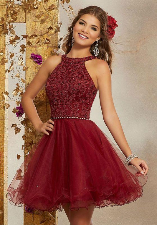 Isabelle Homecoming Dresses Crystal Beaded Embroidery CD9895