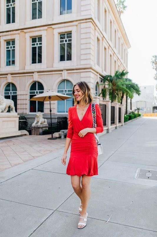 V Homecoming Dresses Peyton Neck Short CD9917