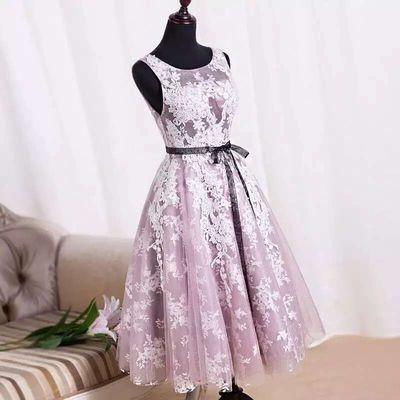 White Homecoming Dress Lace Short Prom Dress Tulle Homecoming Gowns Ball Gown Party Dress RS917