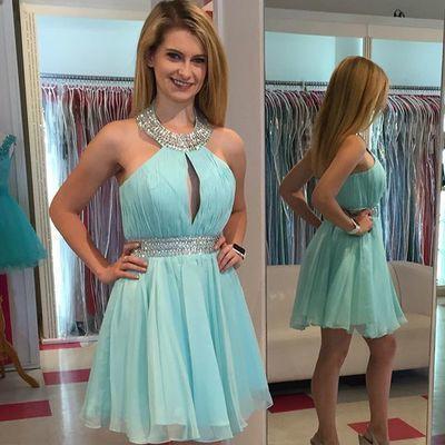 Light Blue Homecoming Dress Homecoming Dresses Homecoming Gowns RS889