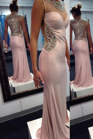Sexy Prom Dress Chiffon Mermaid Evening Dress Long Evening Gown Prom Dresses RS389