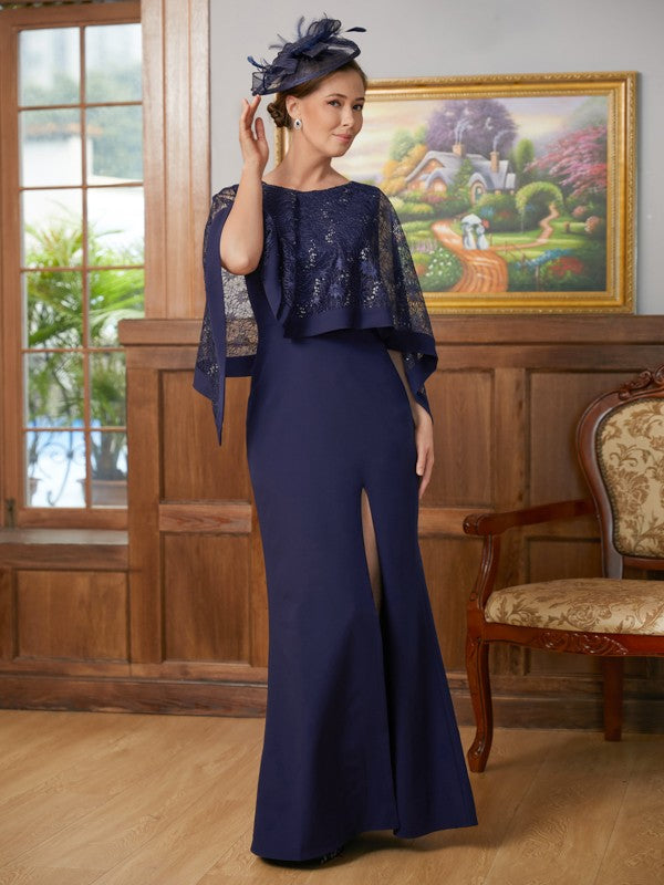 Nydia Sheath/Column Stretch Crepe Scoop Sleeveless Floor-Length Mother of the Bride Dresses DSP0020361